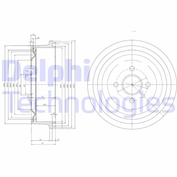 Opel Kadett 1979-1991 Arası 1.6 D, 1.6 S Delphi Marka Kampana