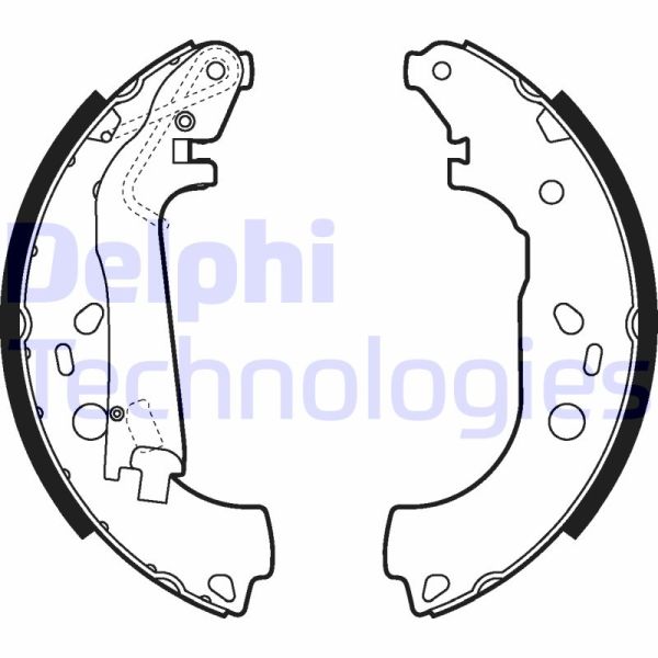 Fiat Fiorino 2007-2011 Arası 1.3 D Multijet Delphi Marka Pabuçlu Balata