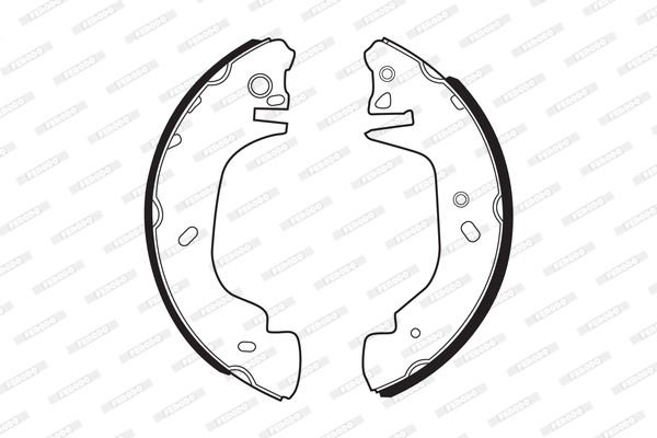 Ford Transit 1991-2000 Arası 2.5 TD, 2.0 i, 2.5 DI, 2.0 Ferodo Marka Pabuçlu Balata
