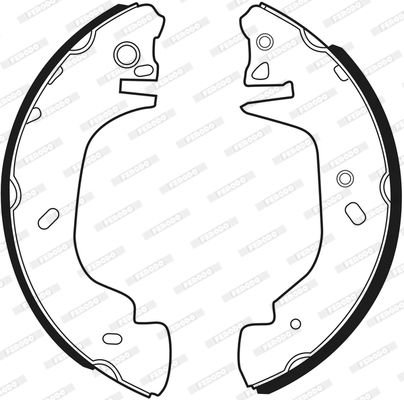 Ford Transit 1991-2000 Arası 2.5 TD, 2.0 i, 2.5 DI, 2.0 Ferodo Marka Pabuçlu Balata