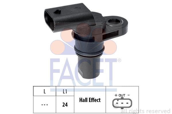 Volkswagen Sharan 2010-2014 Arası 2.0 TFSI Facet Marka Krank Sensörü