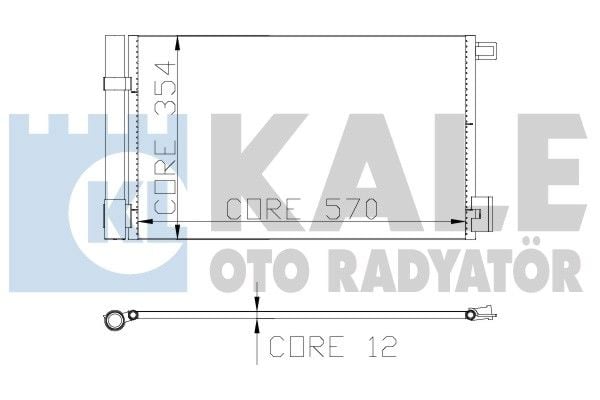 Fioirno 1.3 Klima Radyatörü Kale KAL-010ABC080