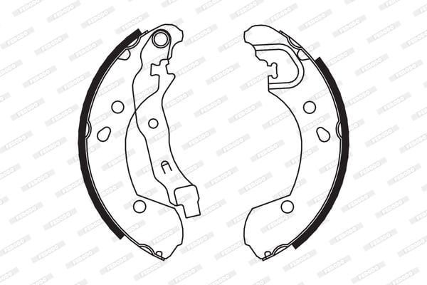 Renault Clio 2005-2014 Arası 1.2 16V Ferodo Marka Pabuçlu Balata