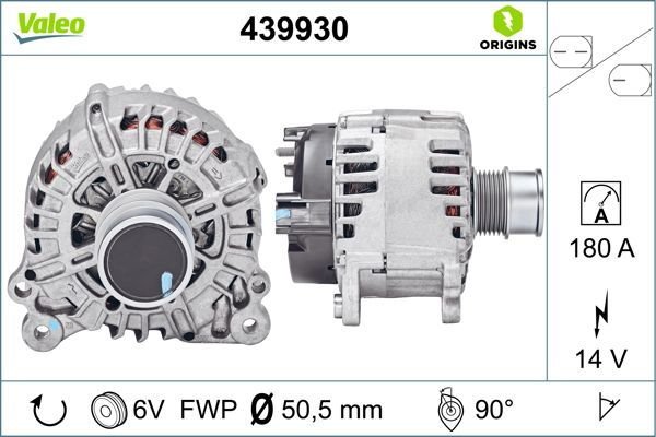 Skoda Yeti 2009-2017 Arası 1.6 TDI, 2.0 TDI, 2.0 TDI 4x4, 1.2 TSI, 1.4 TSI Valeo Marka Alternatör