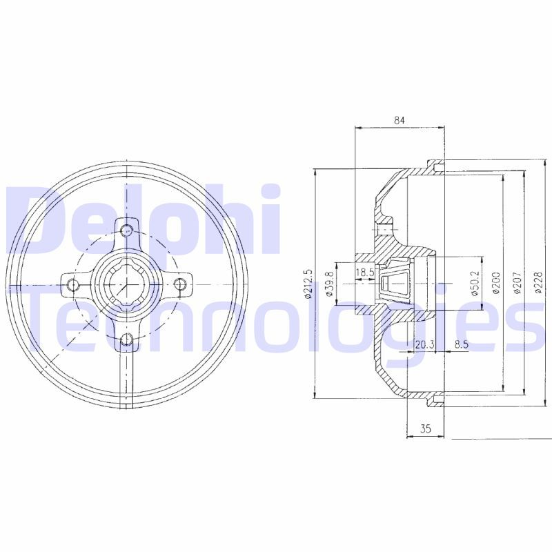 Opel Corsa 1982-1994 Arası 1.0 Delphi Marka Kampana