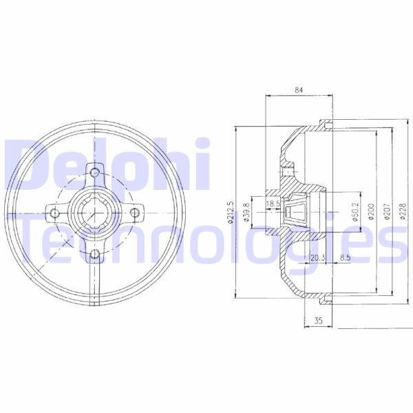 Opel Corsa 1982-1994 Arası 1.0 Delphi Marka Kampana