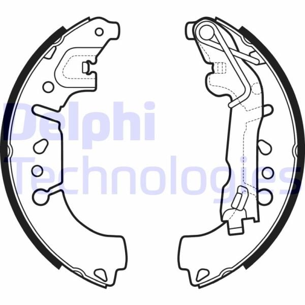 Fiat 500L 2012-2016 Arası 1.3 D Multijet Delphi Marka Pabuçlu Balata