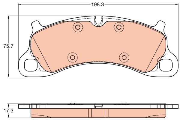 Porsche 911 2011-2016 Arası 3.8 Carrera 4S TRW Marka Ön Balata