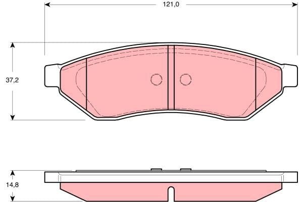 Chevrolet Evanda 2005-2009 Arası 2.0 TRW Marka Balata