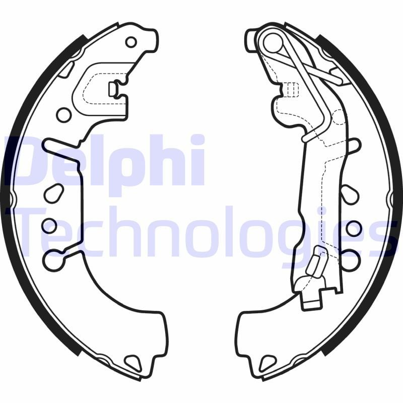 Fiat 500L 2012-2016 Arası 0.9 Delphi Marka Pabuçlu Balata
