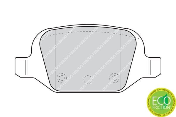 Fiat Idea 2003-2007 Arası 1.6 D Multijet, 1.2 16V Ferodo Marka Arka Balata