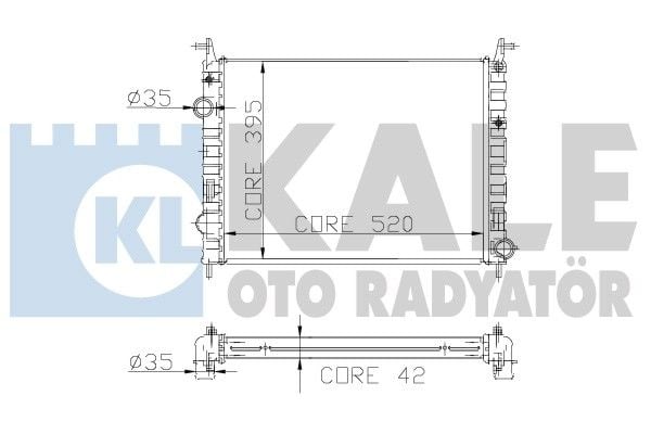 Albea 1.3 Su Radyatörü Kale KAL-133302AB