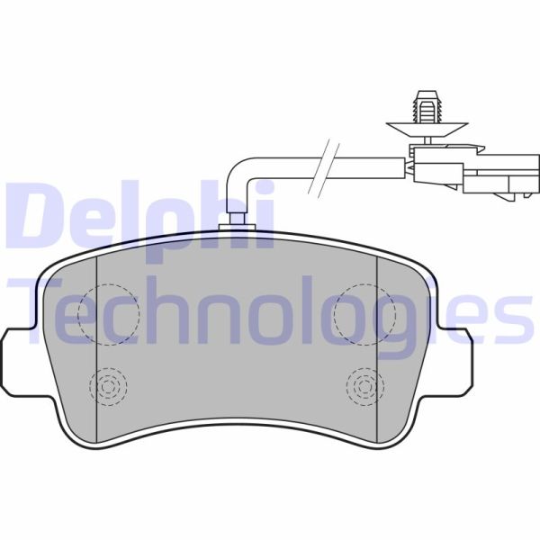 Opel Movano 2010-2014 Arası 2.3 CDTI FWD Delphi Marka Arka Balata