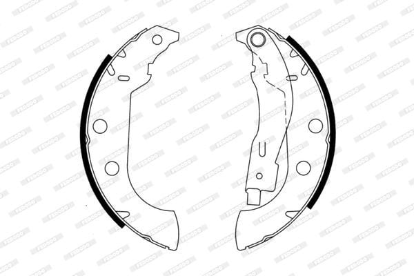 Citroen Zx 1991-1999 Arası 1.9 D Ferodo Marka Pabuçlu Balata