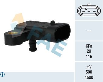 Chevrolet Nubira 2005-2011 Arası 1.6, 1.8 FAE Marka Map Sensörü