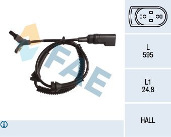Ford Transit Connect 2002-2006 Arası 1.8 16V FAE Marka Ön Abs Sensörü