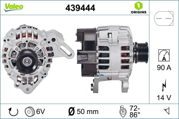 Seat Arosa 1997-2004 Arası 1.0, 1.4 Valeo Marka Alternatör