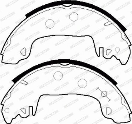 Citroen C15 1984-2006 Arası 1.1 Ferodo Marka Pabuçlu Balata
