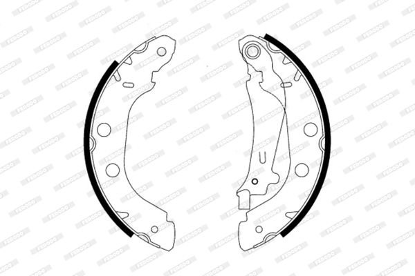 Renault Kangoo 1997-2001 Arası 1.6 16V bivalent, 1.5 dCi Ferodo Marka Pabuçlu Balata