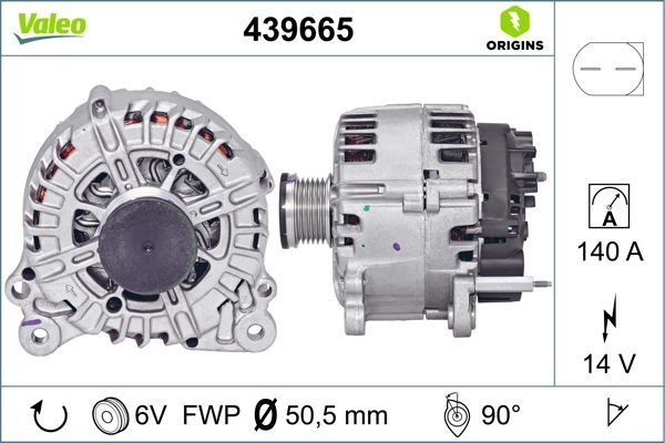 Audi A1 2011-2018 Arası 1.4 TFSI Valeo Marka Alternatör