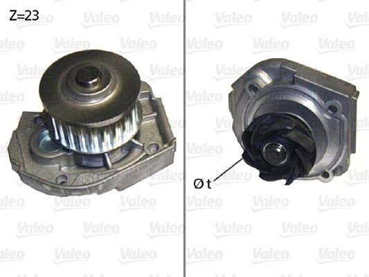 Fiat Brava 1995-2003 Arası 1.2 16V 80 Valeo Marka Devirdaim Su Pompası