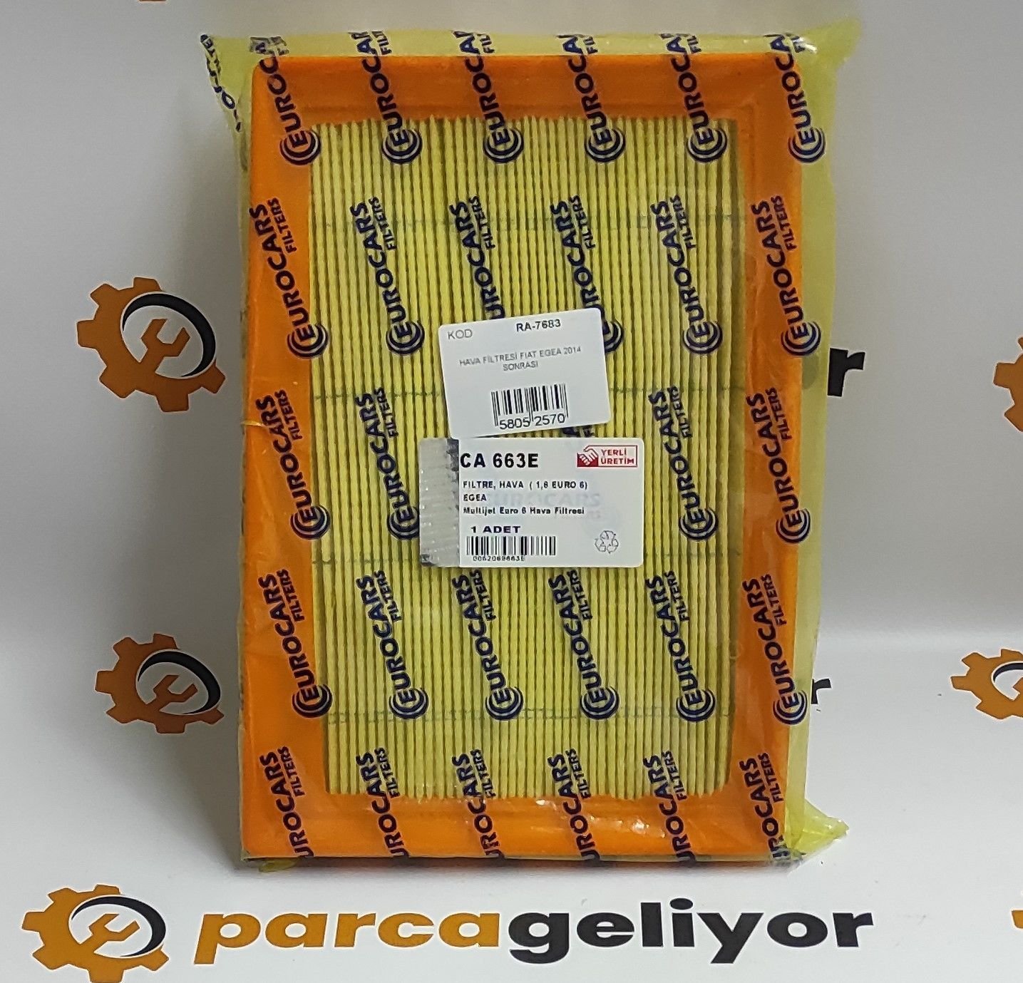 Egea 1.3 Euro 6 Hava Filtresi RA-7683