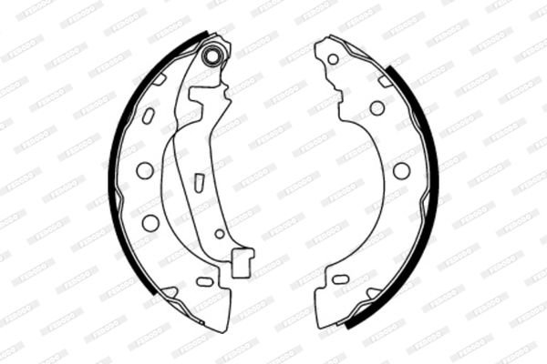 Renault Kangoo 1997-2001 Arası 1.6 16V bivalent, 1.5 dCi Ferodo Marka Pabuçlu Balata