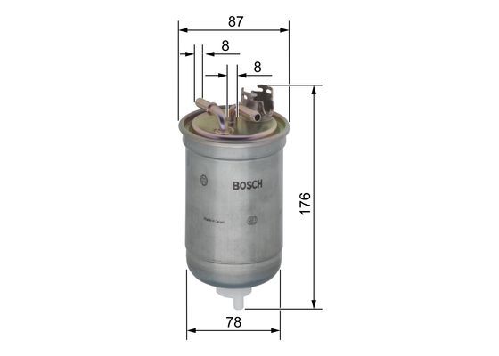 Audi 80 1978-1991 Arası 1.6 D, 1.6 TD Bosch Marka Mazot Yakıt Filtresi