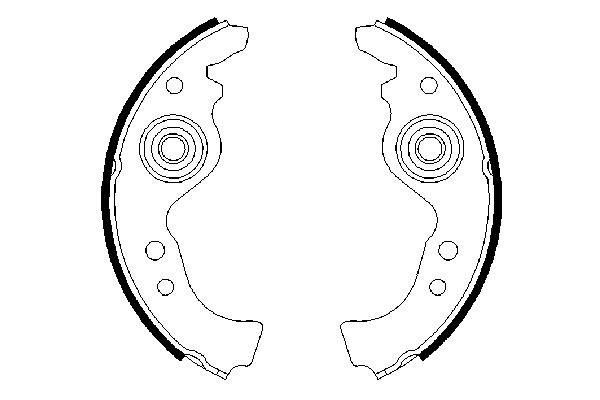 Fiat 127 1971-1996 Arası 1.0 Bosch Marka Pabuçlu Balata