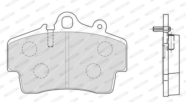 Porsche Boxster 1996-2011 Arası 2.5, 3.4 Ferodo Marka Ön Balata