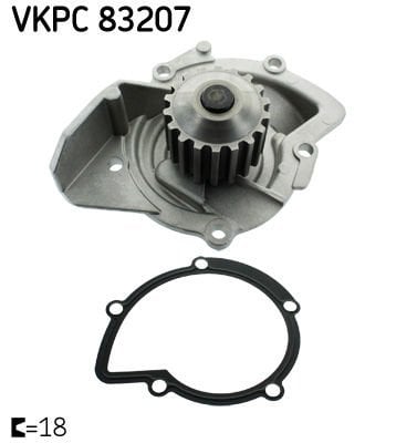 Ford C-Max 2010-2019 Arası 2.0 TDCi SKF Marka Devirdaim Su Pompası