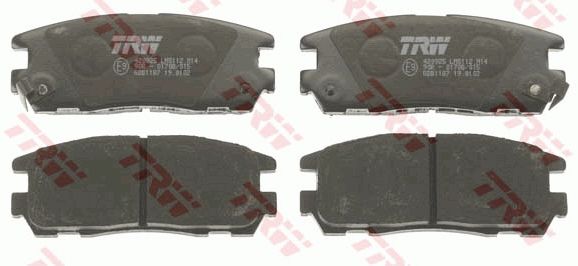 Opel Frontera 1992-2004 Arası 2.8 TD, 2.0 i, 2.5 TDS, 2.2 i, 2.3 TD, 2.4 i TRW Marka Arka Balata