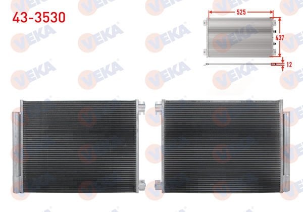 Megane IV 1.2 Tce Klima Radyatörü Veka 43-3530