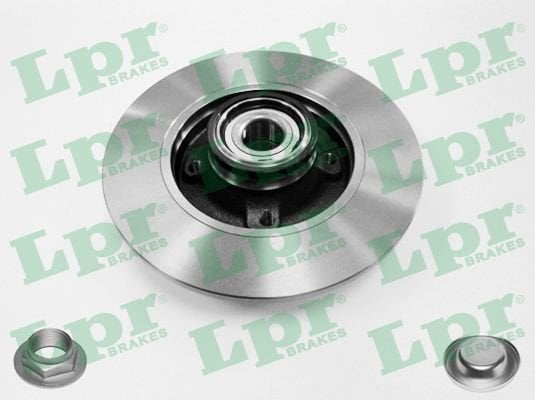 Citroen Ds3 2009-2016 Arası 1.6 Racing LPR Marka Arka Fren Diski