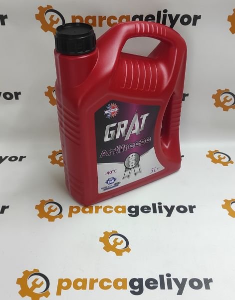 Antifriz 3lt Kırmızı Organik -40 C Grat Marka GRT-821205