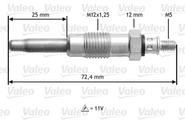 Alfa Romeo 155 1992-1997 Arası 1.9 TD Valeo Marka Kızdırma Bujisi