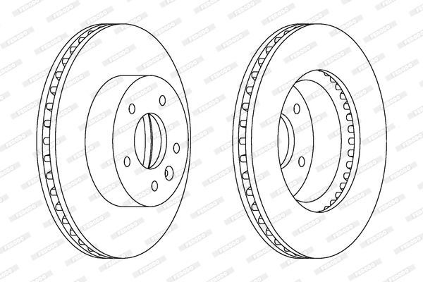 Chevrolet Captiva 2006-2010 Arası 2.4 Ferodo Marka Ön Havalı Fren Diski