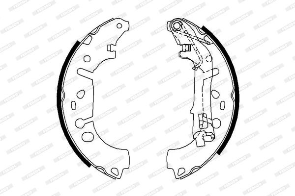 Opel Corsa 2006-2014 Arası 1.4 Ferodo Marka Pabuçlu Balata