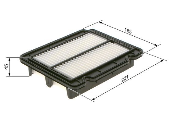 Chevrolet Kalos 2003-2010 Arası 1.2, 1.4, 1.4 16V Bosch Marka Hava Filtresi