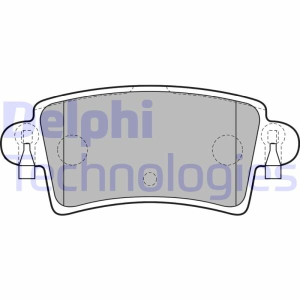 Opel Movano 1998-2003 Arası 2.8 DTI, 2.5 D Delphi Marka Arka Balata