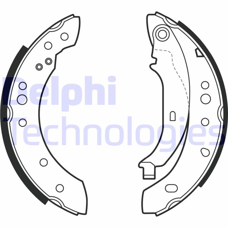 Renault Twingo 2007-2011 Arası 1.2 Delphi Marka Pabuçlu Balata