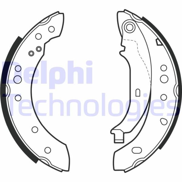 Renault Twingo 2007-2011 Arası 1.2 Delphi Marka Pabuçlu Balata