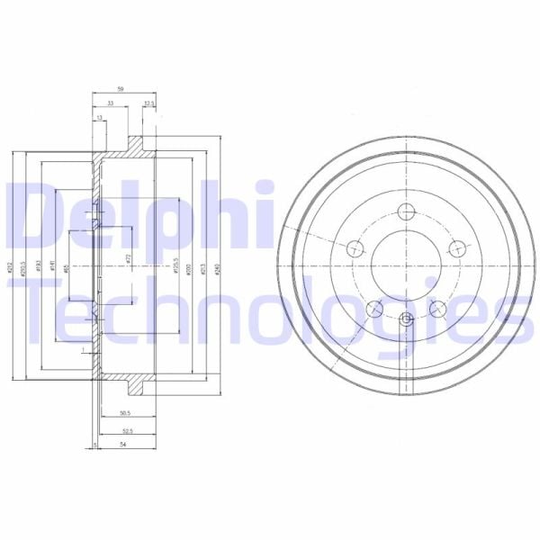 Skoda Fabia 2006-2014 Arası 1.2 12V Delphi Marka Kampana