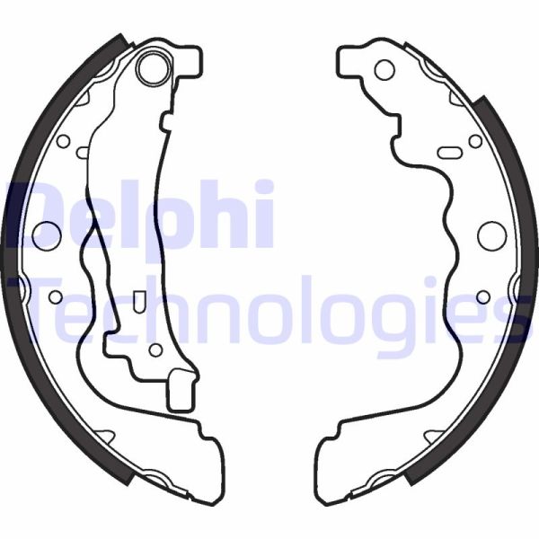 Renault Kangoo 2008-2012 Arası Z.E. Delphi Marka Pabuçlu Balata