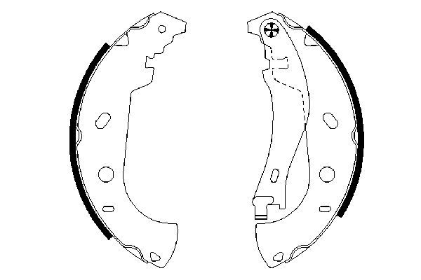 Fiat Marea 1996-2007 Arası 1.9 TD 75 Bosch Marka Pabuçlu Balata