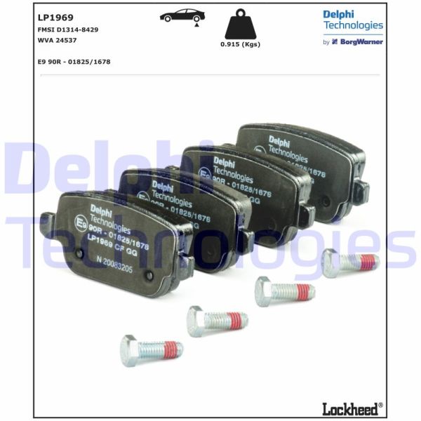 Ford Mondeo 2007-2015 Arası 2.0 TDCi, 2.0 LPG Delphi Marka Arka Balata