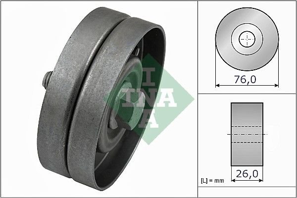 Volkswagen Bora 1998-2013 Arası 1.4 16V, 1.6 16V INA Marka Vantilatör Kayış Gergi Rulmanı