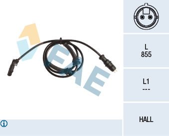 Renault Scenic 2003-2010 Arası 1.6 FAE Marka Arka Abs Sensörü