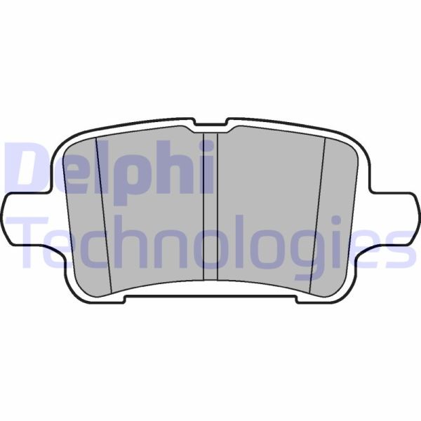 Opel Astra 2015-2019 Arası 1.4, 1.6 Turbo, 1.6 CDTi, 1.0 Turbo, 1.4 Turbo Delphi Marka Arka Balata
