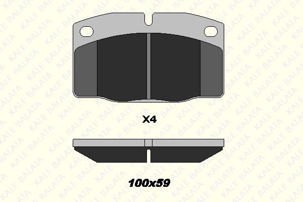 Opel Corsa 1982-1994 Arası 1.2 S Kale Marka Ön Balata